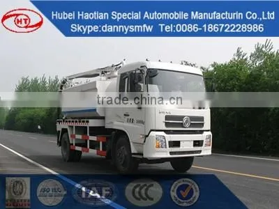 Dongfeng Vacuum Suction Sewage Truck 8-12m3 fecal tank truck for sale DFL