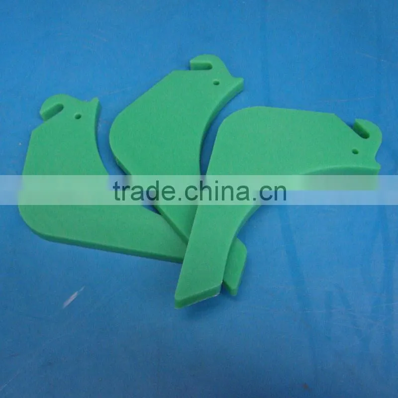 high quanlity black cnc precision machining HDPE plastic block uhmwpe parts