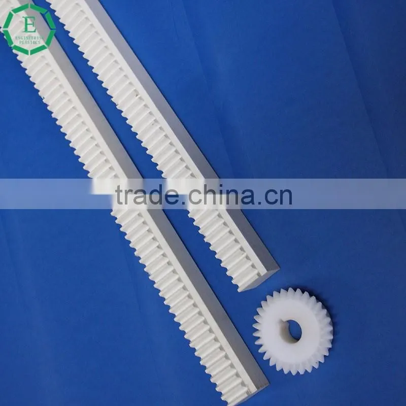 Custom flexible plastic rack gear for sliding gate pom gear rack and pinion