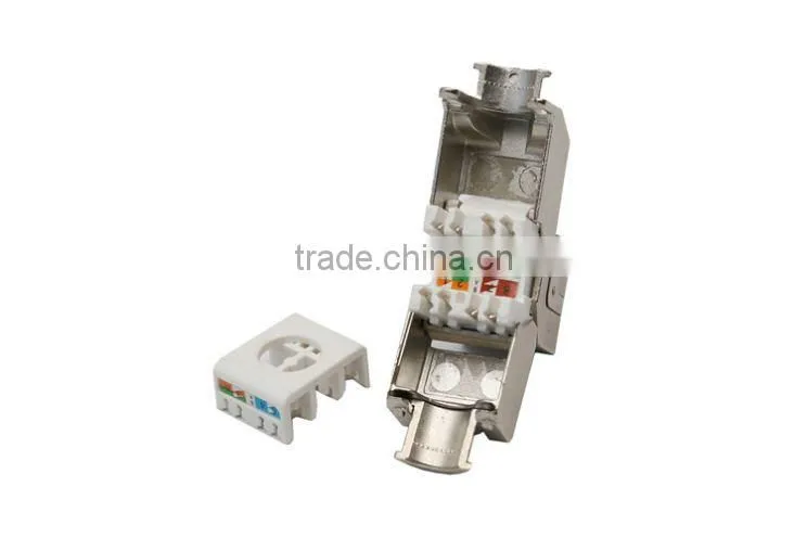 cat.6 stp rj45 tool less keystone jack
