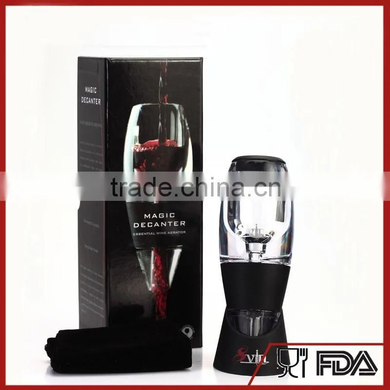 FDA charming mini portable magic decanter red wine aerator NT-TP722-1