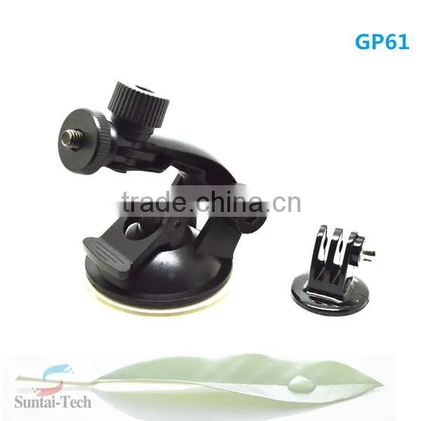 Gopros accessories for go pro Suction cup with tripod for Go pro Heros 4 3+/3/2/1 GP61