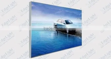 Edgelight super bright UL listed smd led RGB and white color light led light box for advertising and display