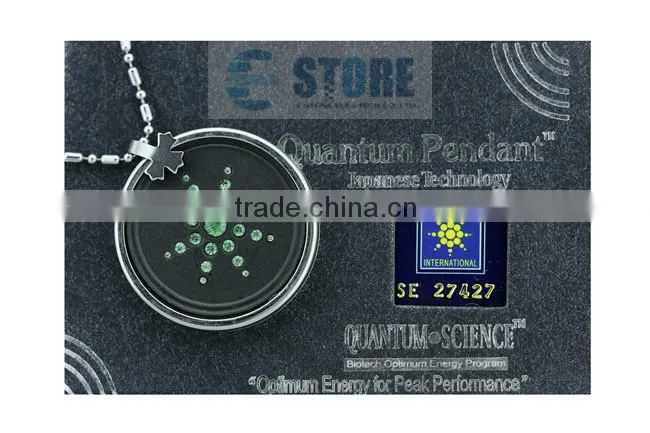 Green Crystal Japanese Quantum Energy Pendant Quantum Necklace Pendant Charms Pendant