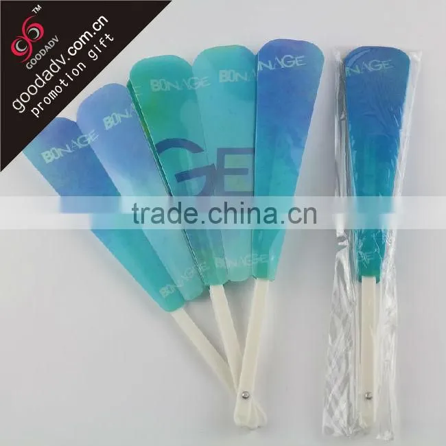 Custom popular pp fan summer requisite gift foldable hand fans