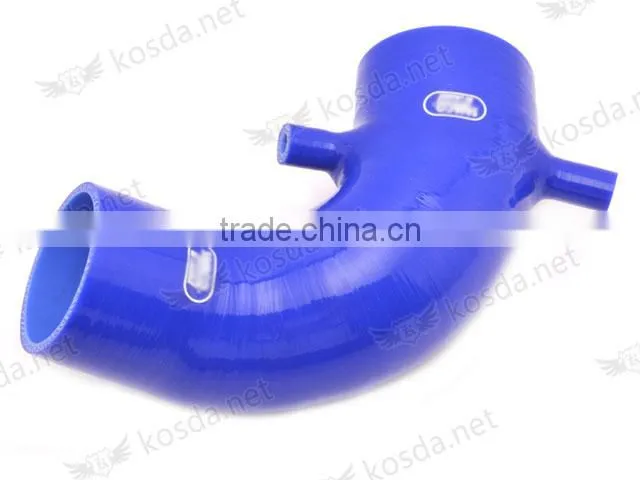 Silicone Hose Induction Hose, blue Silicone rubber Hose Air Intake Pipe, high temperature silicone hose
