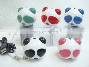 mini panda shape speaker for mp3/mp4