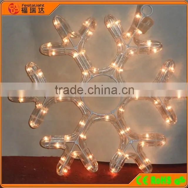 Christmas decorative lights with led snowflake with star motif lights