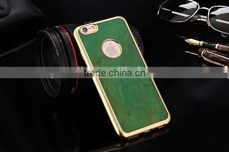 Slim Soft Granite Marble Grain TPU Silicon Back Case Cover For iPhone 6 6s Plus