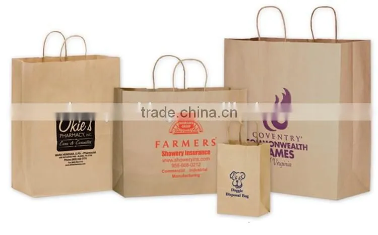 handmade custom design kraft paper bag