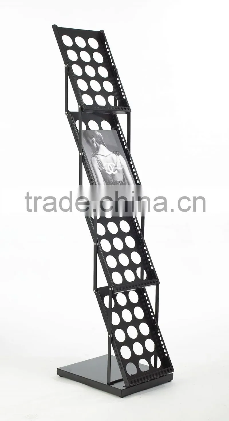 New design fold brochure rack