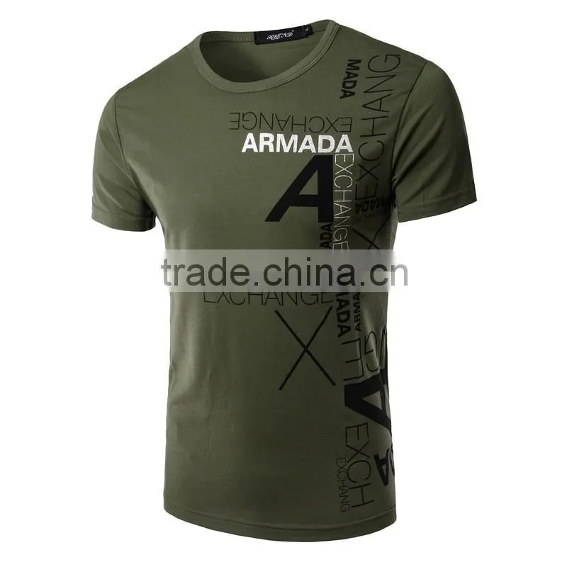 Presley OEM T Shirt For Men With Custom Logo Printing Made in China