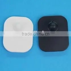 EAS square hard tag RF anti theft alarm hard tag for clothing/shoes/hat