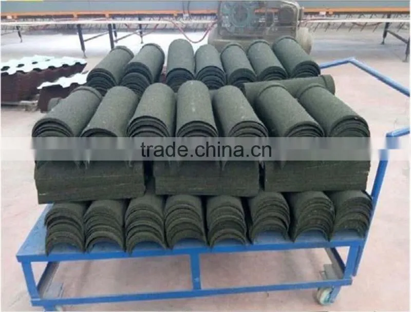 2016 Low Price Natural Colorful stone coated metal roofing materials roof tiles