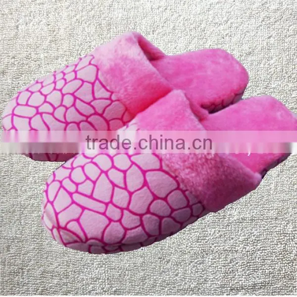 New 2014 fashion Stone pattern soft outsole indoor men's slippers autumn and winter plush slippers home slippers