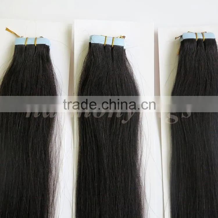 2015 hot sale 20" high quality 100% european hair tape hair extension