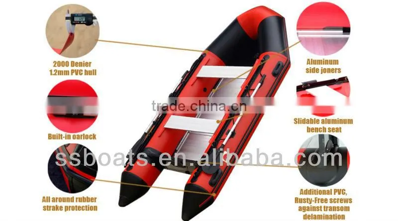 Sunshine 3.6m aluminum flat bottom sport boat