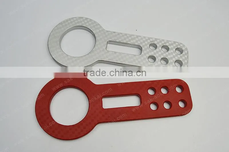 Rear Tow Hook Anodized Billet Cnc Aluminum Universal