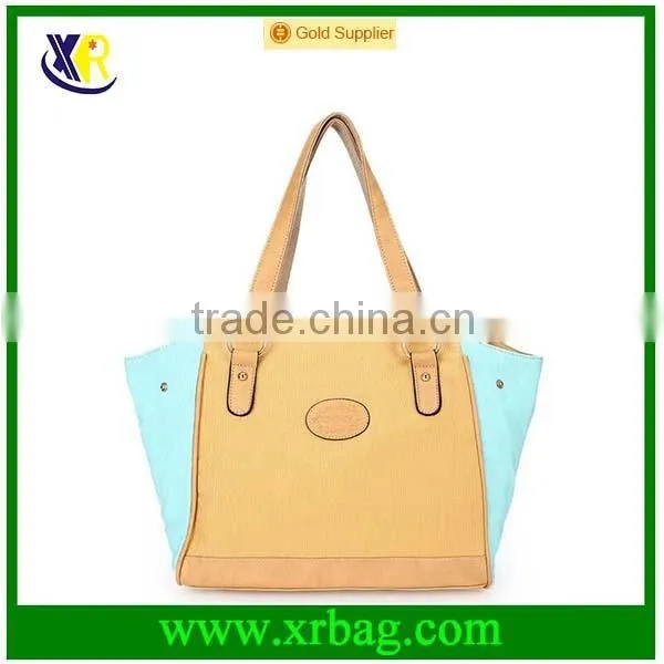 China bag factory women oem production canvas tote bag