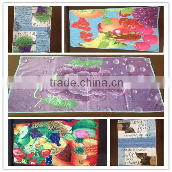 promotion stock microfiber kitchen towel
