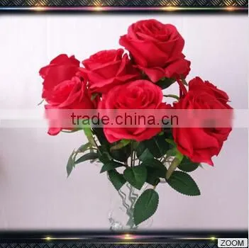 cheap wedding bouquet artificial rose wholesale