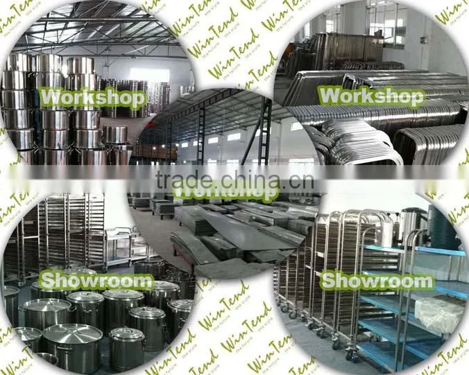 Hotel Restaurant AISI 304 Quality Stainless Steel Trolley