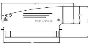 Amphenol 957 2.16mm Pitch Champ IDC Type Side Cable Exit 100 Pin connector Plug