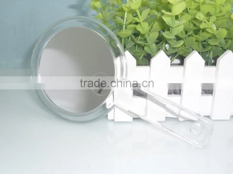 Handheld Mirror Plastic Double sided makeup mirror