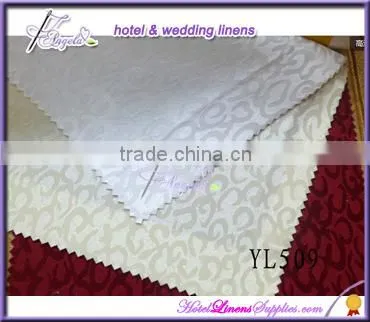 cheap polyester damask restaurant tablecloths for table decorations in banquets, events