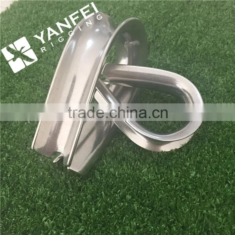 Stainless steel wire rope thimble