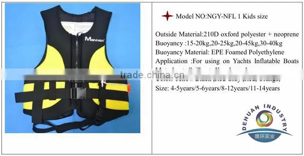 Neoprene life vest for kid