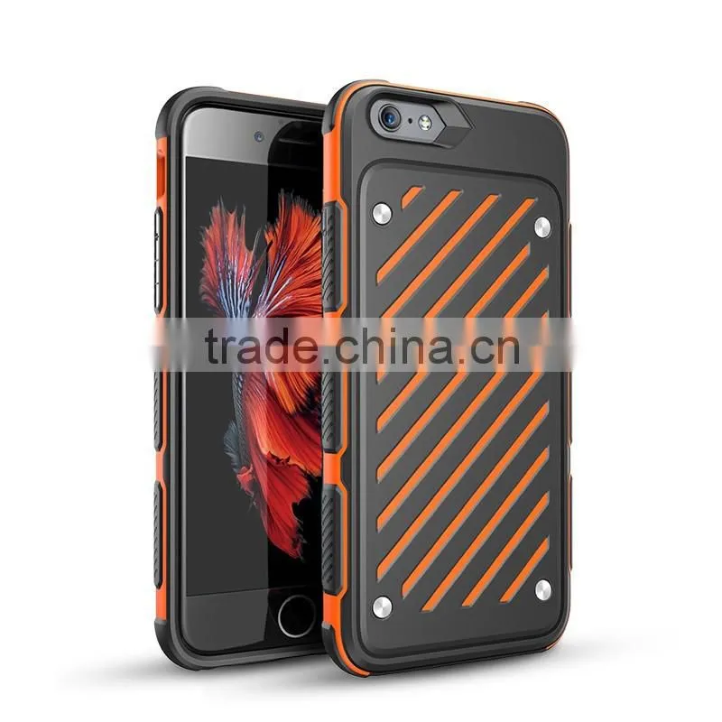 Wholesale Shock Resistant Slim Armor Cell Phone Cover For Iphone 6 Hybrid Case