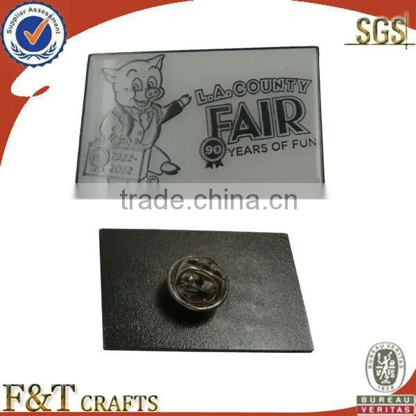 custom shape metal animal badge for promotion
