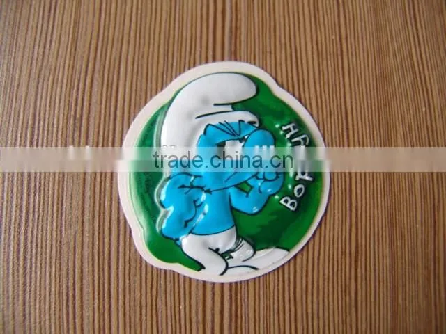 custom pvc sticker,3d embossing pvc sticker