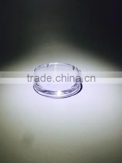 Beautiful round glass ashtray with customer's logo
