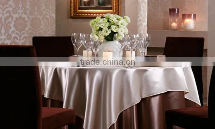 LinenPro Wholesale Fabric Painting Designs on Table Cloth Restaurant Table Cloth