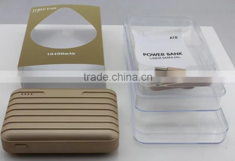 10400mah big capacity power bank with LED bill checking function