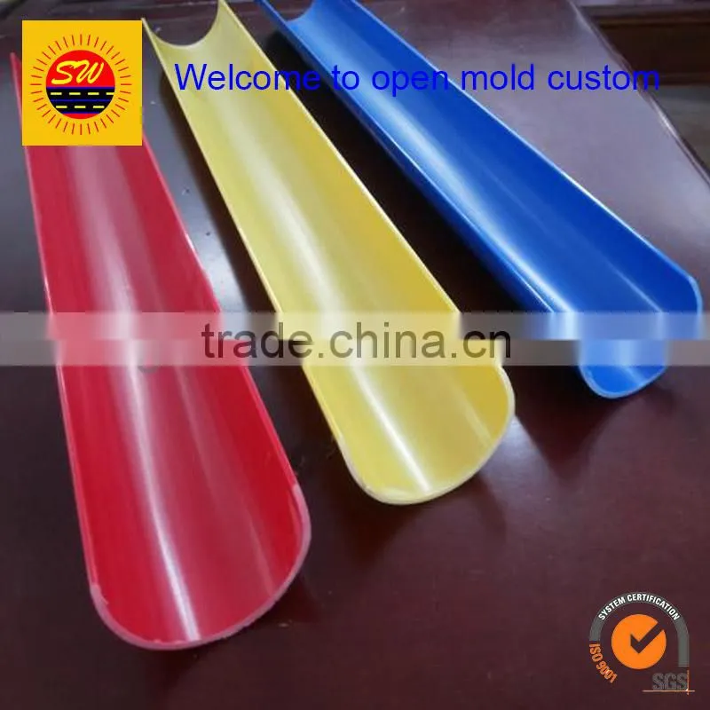 Seamless perky-looking semicircle ABS tube