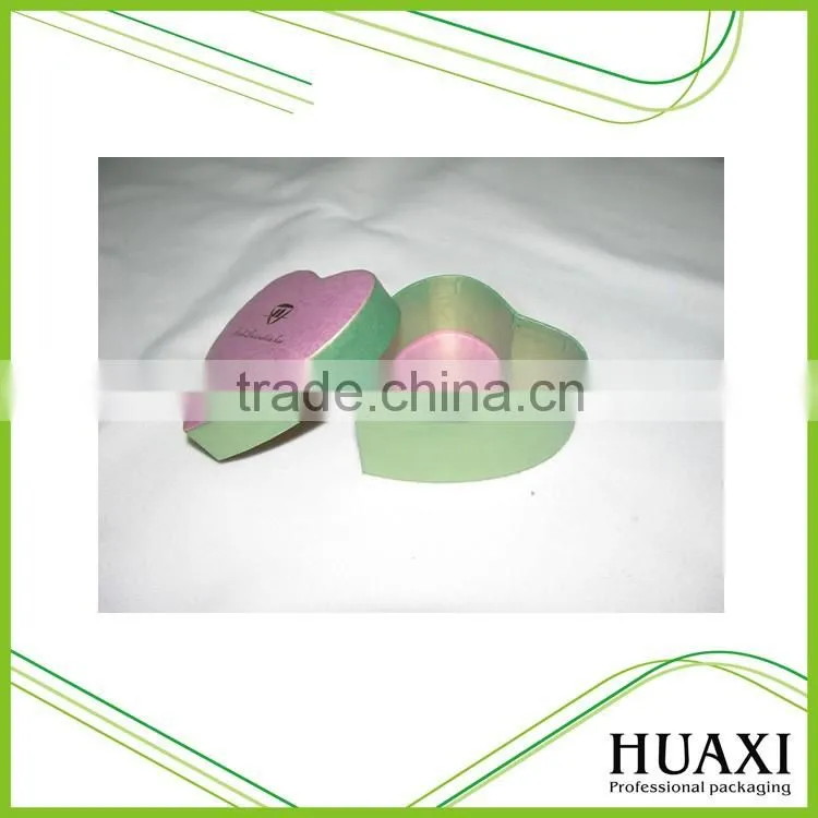 Huaxin column round paper gift window box with silk ribbon