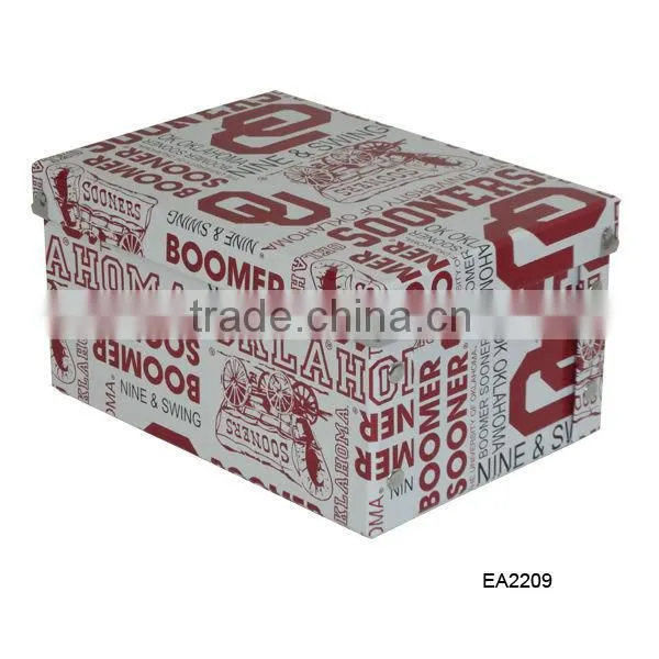 Decorative storage boxes with lid, custom size home storage box