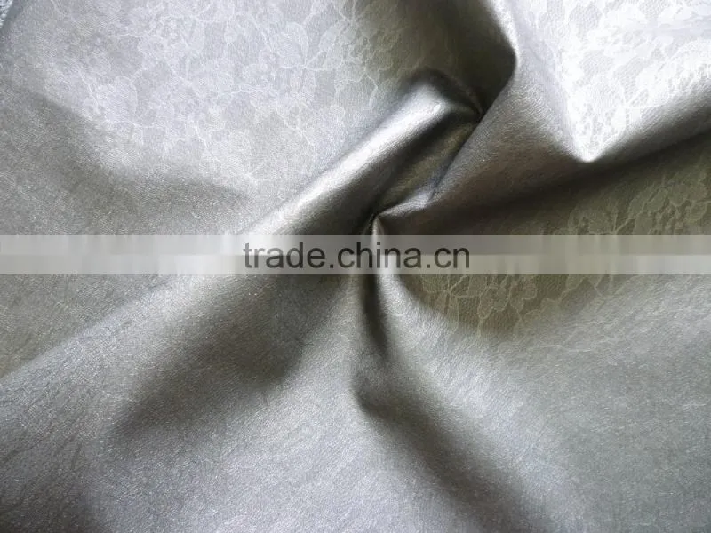 Lace Microfiber leather for garment