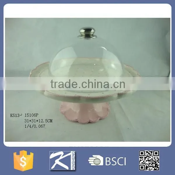 Ceramic Stoneware Kitchenware Cake Plates