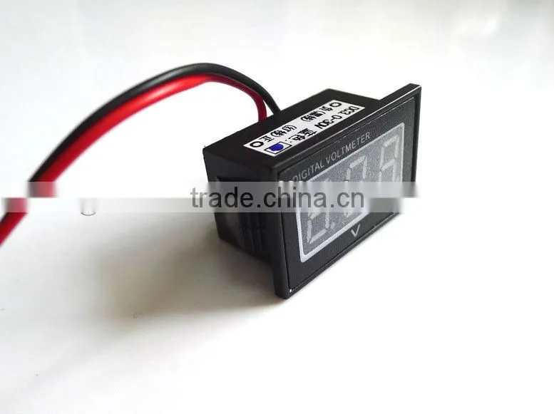 0.4" Waterproof Digital Voltmeter 2.7-30V RED LED Car Motor Motorcycle Voltage Panel Meter Shockproof