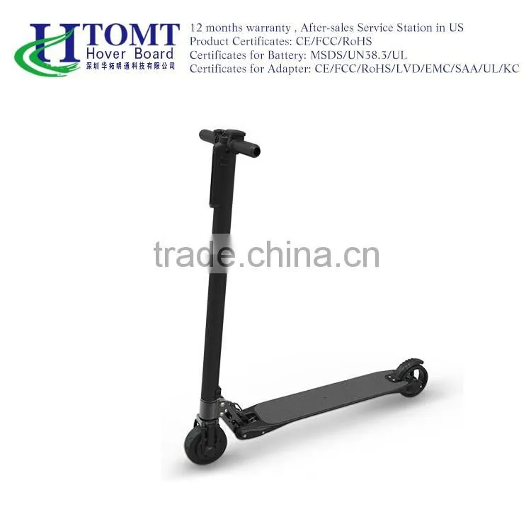 China Htomt Lightest 6.3kg light weight electric scooter Folding Balance carbon electric scooter