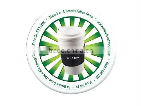 White Acrylic Coasters