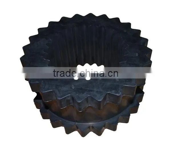 shaft coupling flexible rubber for air compressor parts with flexible rubber coupling