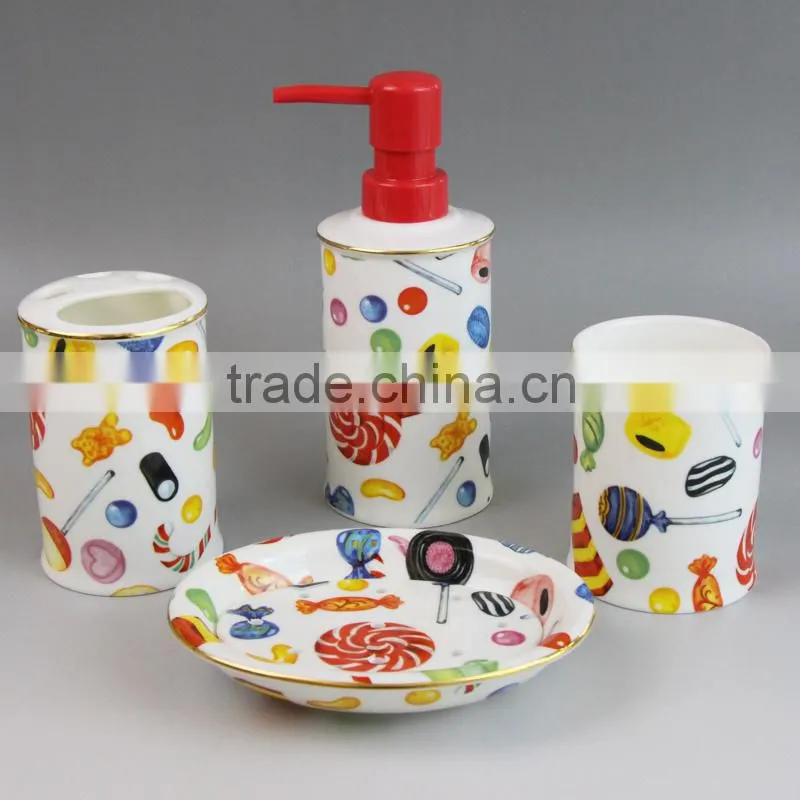 China supplier bathroom accessory, bathroom set, ceramic bathroom set