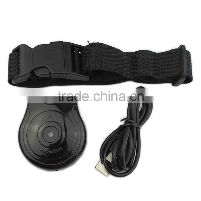 high quality gps pet camera with self-time with pet belt