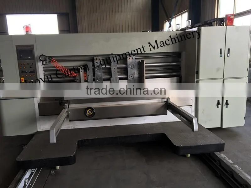Automatic High-speed Flexo Printer Slotter Die-cutter Stacker Machine