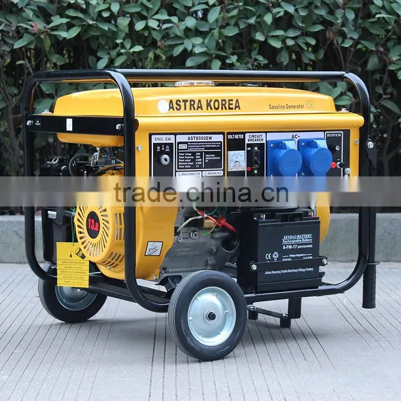 BISON(CHINA) Strong Power Gas Engine Natural Gas Generator 5kw